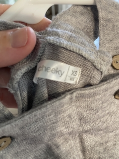 Enterito gris de lanilla. CHEEKY. XS. O a 3 meses. - comprar online