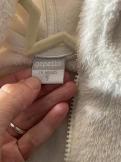 Campera peludito blanca. GEPETTO. 3 años. - comprar online