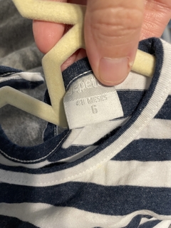 4A | Remera a rayas con letras Love. Gepetto. 4 años. - comprar online