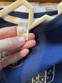 Buzo azul con dibujos. CHEEKY. 1 año. - comprar online