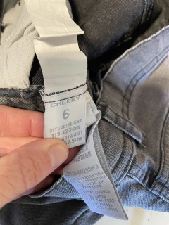 6A | Jean gris. CHEEKY. 6 años. Tiene elástico regulable. - comprar online