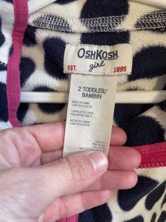 2A | Buzo polar con lunares. OSHKOSH. 2 años. - comprar online