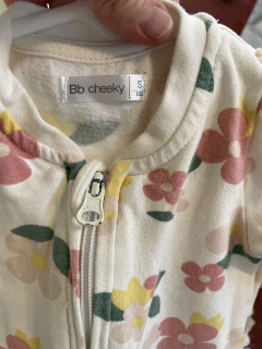 3M | Pijama entero blanco con flores de algodón. CHEEKY. 3 meses. - comprar online