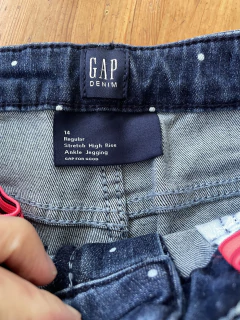 14A | Jean con pintitas y elástico. GAP. 14 años. - tienda online