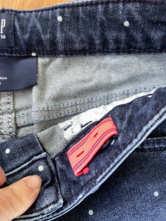 14A | Jean con pintitas y elástico. GAP. 14 años. - Lo Canto • Moda Circular