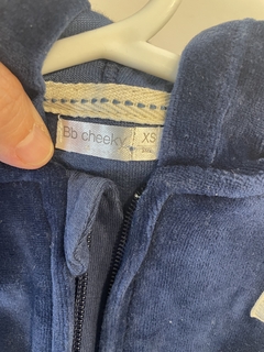 0/3M | Enterito azul con caoucha de plush. CHEEKY. 0 a 3 meses. - comprar online