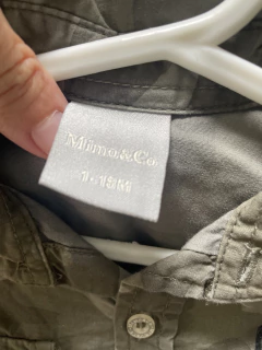 Camisa ML verde camuflada. MIMO. 1 año. - comprar online