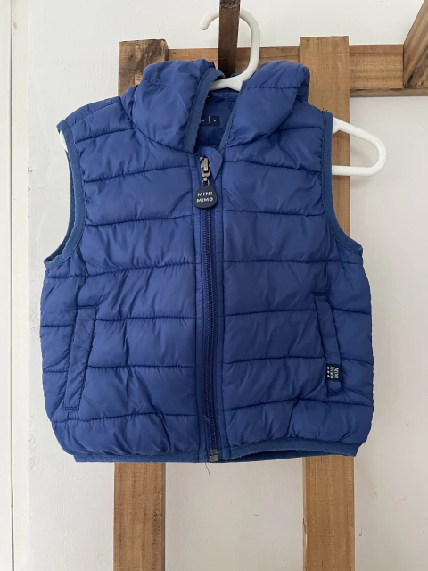 Outlet- Chaleco azul MIMO. 9 meses.