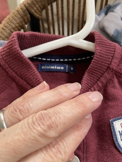 3M | Campera.con botones bordo. MIMO. Talle 3 meses. - comprar online