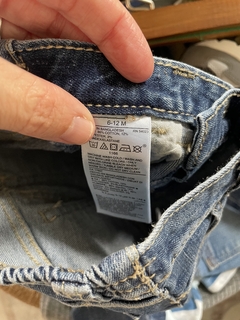 6/12M | Jean azul con elástico en la cintura. OLD NAVY. 6/12 meses. - comprar online