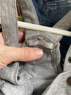 Jardinero de algodón gris. MIMO. 15 meses. - comprar online