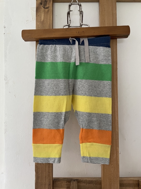 Pantalón a rayas multicolor. GAP. 3/6 meses.