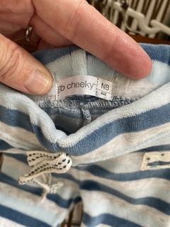 RN | Pantalón a rayas de plush. CHEEKY. Recien Nacido. - comprar online