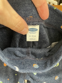 Outlet- Pantalón azul de algodón planetas. OLD NAVY. 6/12 meses. - comprar online