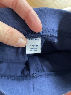 Pantalón algodón azul. OLD NAVY. 18/24 meses. - comprar online