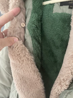 Campera Parka verde con capucha y peludito adentro. JAYDEN. 10 años. - comprar online