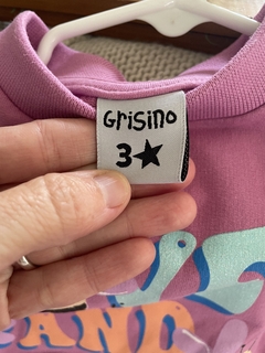 Outlet- Buzo rosa LOVE. GRISINO. 3 años. - comprar online