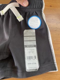 3M | Short deportivo. CARTERS. 3 meses. - comprar online