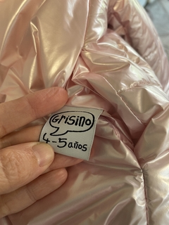 Campera rosa metalizada con peludito adentro. GRISINO. 4/5 años. en internet