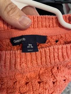 Sweater salmón calado. GAP. 4/5 años. - comprar online