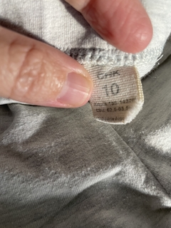 10A | Calza gris con puño y corazón. CHEEKY. 10 años. - comprar online