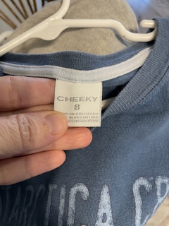 8A | Remera ML celeste con estampado. CHEEKY. 8 años. - comprar online