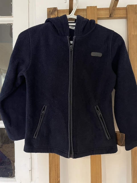 Campera azul polar con capucha. CHEEKY. 8 años.