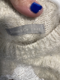 4A | Sweater blanco con estrella lentejuelas. MIMO. 4 años. - comprar online