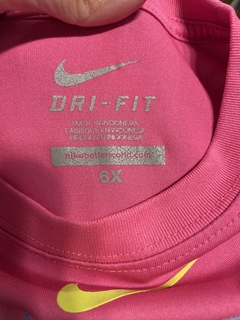 6A | Outlet. Remera rosa Dry Fit. MC. Nike. 6 años. - comprar online