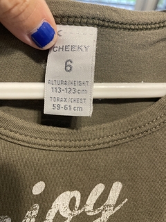 6A | Remera verde con moto MC. CHEEKY. 6 años. - comprar online