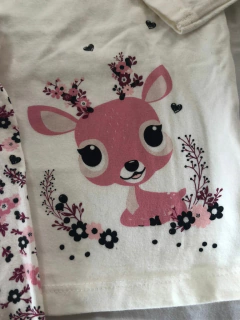 RN | Remera ML y pantalón con flores. Outlet: Manchita en internet