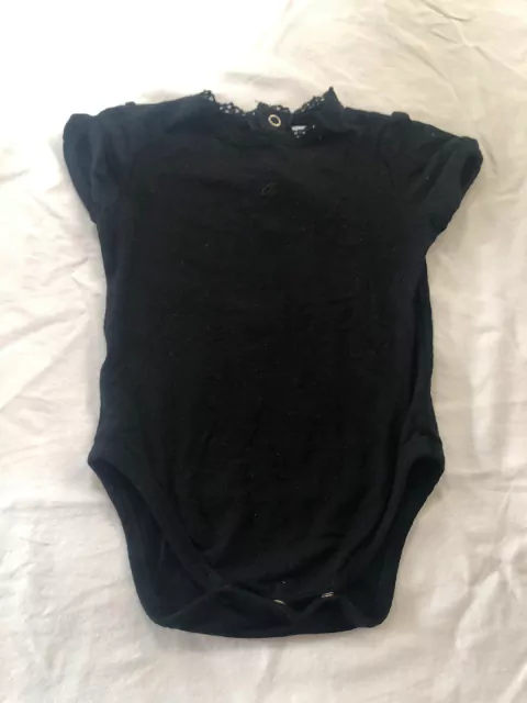 3/6M | Body Patisserie negro MC 3/6 Meses.