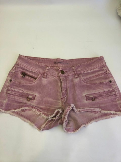 Short Rapsodia denim rosa talle 28.