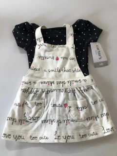 3M | NUEVO - Set Carter's remera y jardinero 3 meses. en internet