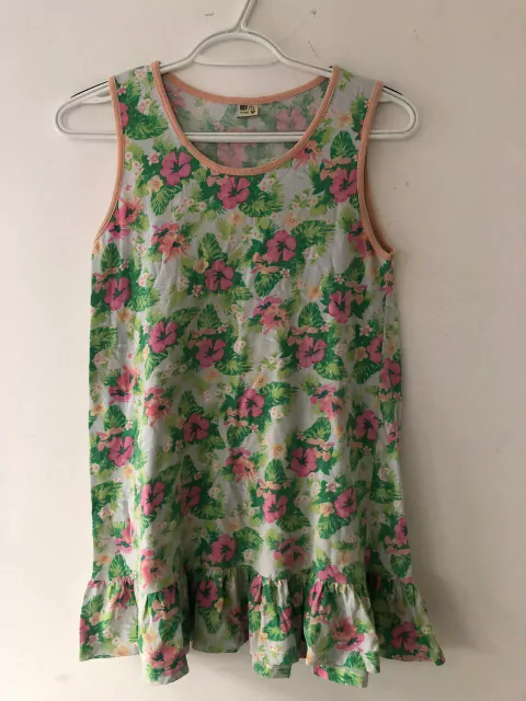 14A | Vestido estampado tropical. ELV. 14 años.
