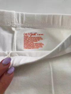 6A | Calza blanca CAT AND JACK. 6 años. Es por la pantorrilla. - comprar online