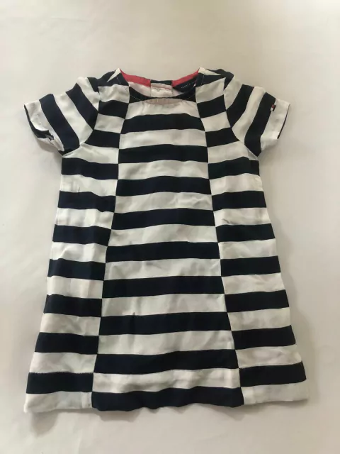 3/6M | Vestido rayas azules y blancas TOMMY. 3/6 meses.