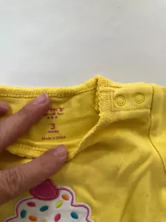 3M | Body amarillo con helado. CARTERS. 3 meses. - comprar online