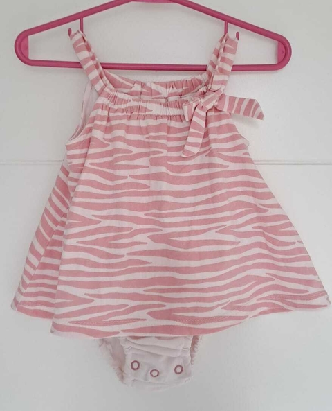 3/6M | Vestido body rosa. CHEEKY. 3/6 meses.