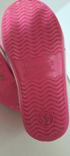 T22/23 | Botas de lluvia rosas. MIMO. Talle 22-23. en internet