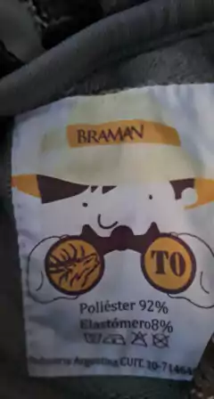 6/12M | Buzo beige deportivo c/estampa. BRAMAN. Talle 0 (6 a 12) - comprar online