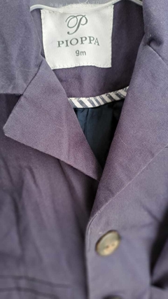 9M | Blazer azul con forro. PIOPPA. Talle 9 meses - comprar online