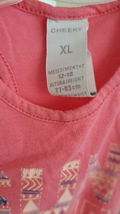 12/18M | Musculosa algodón rosa c estampa. CHEEKY. Talle XL(12 a 18) - comprar online