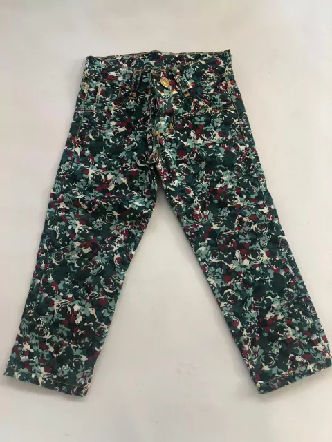 2A | Pantalón con estampa verde. Talle 2.