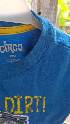 18M | Remera MC azul y amarilla c estampa. CIRCO. Talle 18 meses - comprar online
