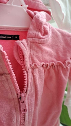 Set - Buzo algodón rosa miniMIMO + Body blanco MC "Lechuza" CARTERS. Talle 3 meses - comprar online
