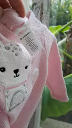 0/3M | OUTLET- Sweater rosa lana elastizada "gatito". GEMBOREE. Talle 0a3 meses - comprar online