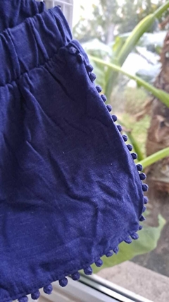 3M | OUTLET- Set: remera SM + short azul algodón. pasamanería en dorsos. NEXT.Talle 3a6 meses en internet