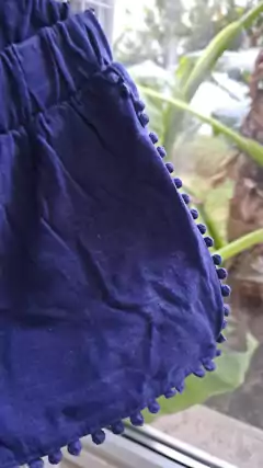 3M | OUTLET- Set: remera SM + short azul algodón. pasamanería en dorsos. NEXT.Talle 3a6 meses en internet