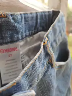 2A | Jean amplio c bordado flores y tortuga - GYMBOREE- Talle 2 años - comprar online